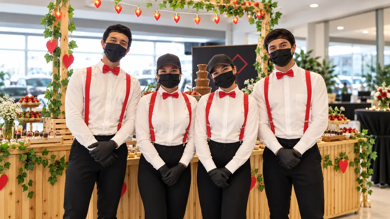 Equipo de atención y apoyo durante un evento · Truca Eventos