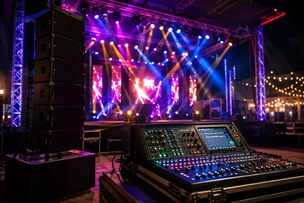 Operación de sonido y producción técnica para eventos · Truca Eventos